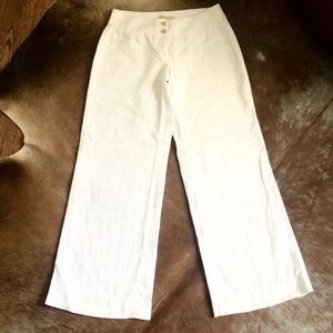 Michael Kors Wide Leg Linen Pants